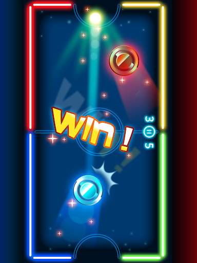 Neon Air Hockey