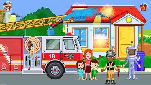 My Town : Fire station Rescue